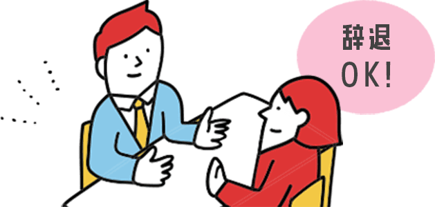 辞退可能