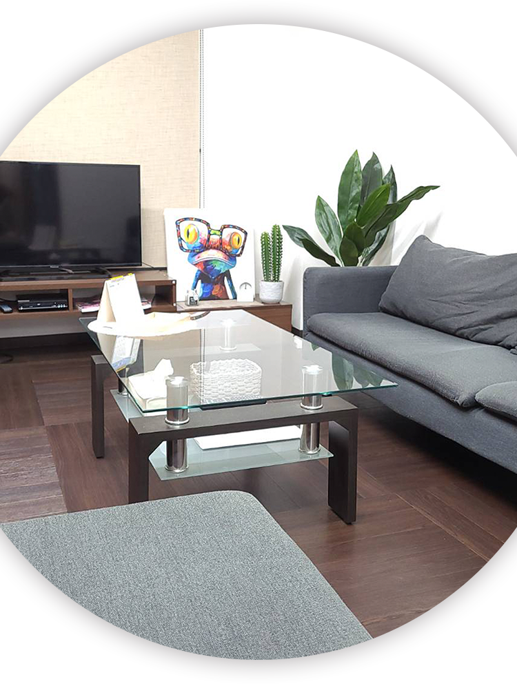 清潔感のある便利な事務所