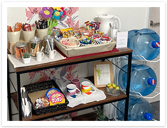 種類豊富なフリードリンク