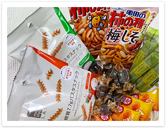 お菓子やジュース